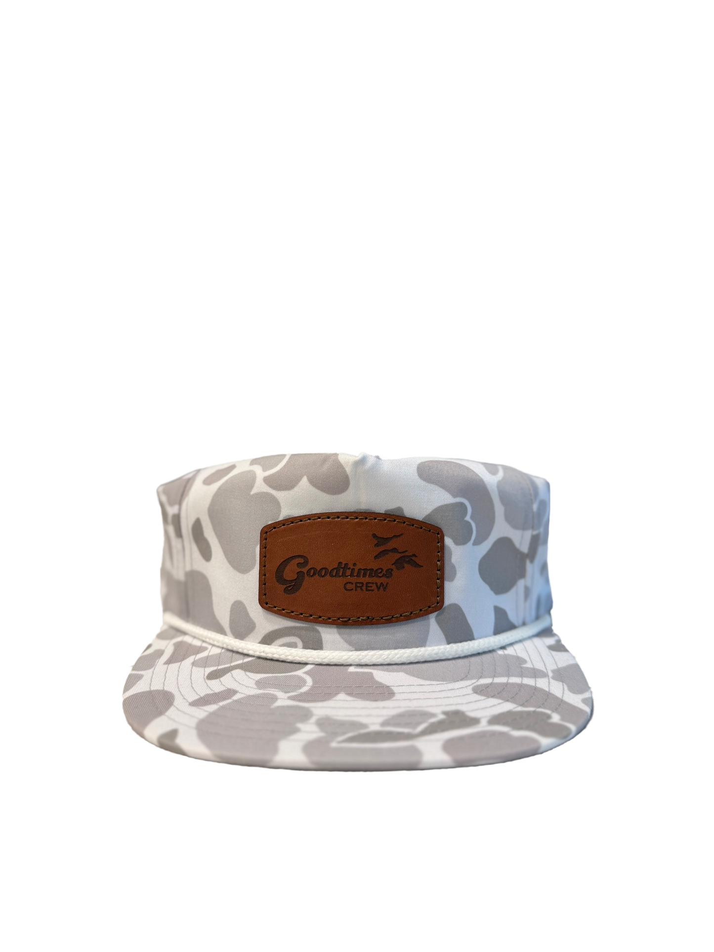 Leather Patch Rope Hat