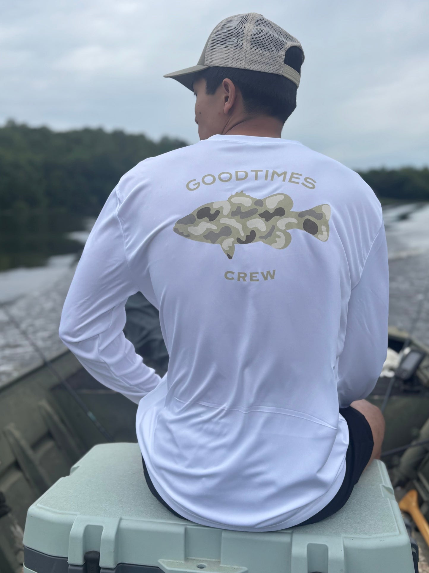 Camo Bass Performance Long Sleeve