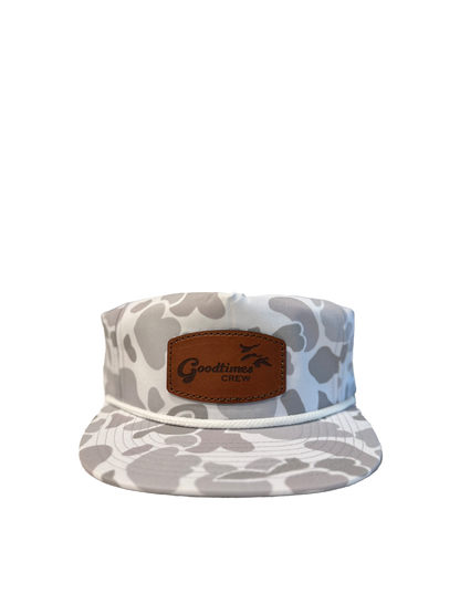 Leather Patch Rope Hat