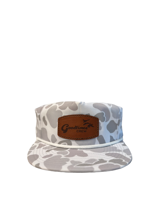 Leather Patch Rope Hat