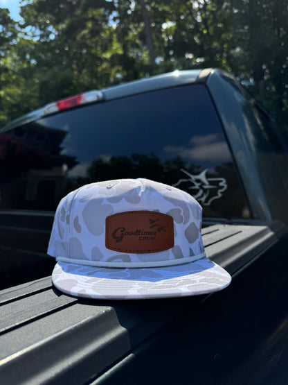 Leather Patch Rope Hat